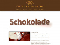 chocolate-education.ch Webseite Vorschau