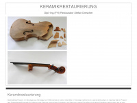 keramikrestaurierung.com Webseite Vorschau