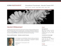orthopaedischephysiotherapie.com Webseite Vorschau