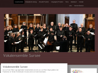 vokalensemble-sursee.ch Webseite Vorschau