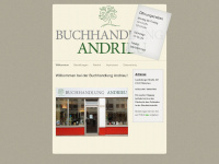 buchhandlung-andrieu.de Webseite Vorschau