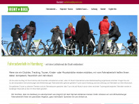 fahrradverleih-wilhelmsburg.de Webseite Vorschau