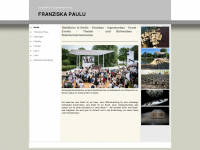 franziskapaulu.de Webseite Vorschau