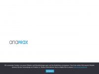 anaprax.ch Webseite Vorschau