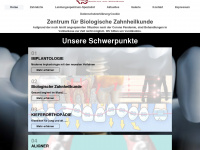 zahn-klinikampark.de Webseite Vorschau