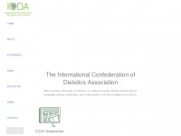 internationaldietetics.org Webseite Vorschau