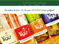 weinbau-wolf.com Webseite Vorschau