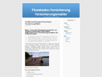 flusskasko.wordpress.com Webseite Vorschau