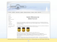 balkan-food.com Webseite Vorschau