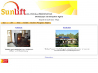 sunlift.net Webseite Vorschau