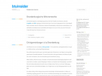 btuinsider.wordpress.com Webseite Vorschau