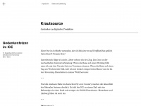 krautsource.info Webseite Vorschau