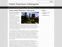 hotelsdowntownindianapolis.net Webseite Vorschau