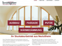 broemmer-stuckateur.de Webseite Vorschau