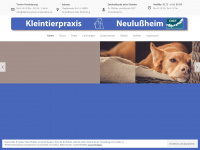 kleintierpraxis-neulussheim.de Webseite Vorschau
