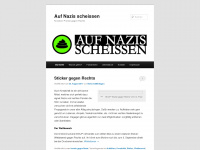 aufnazisscheissen.wordpress.com Webseite Vorschau