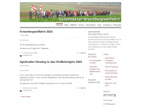 kreuzbergwallfahrt.wordpress.com Webseite Vorschau