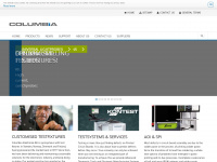 columbia.se Webseite Vorschau
