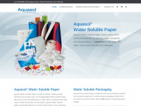 aquasolpaper.com Webseite Vorschau