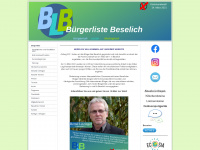 bürgerliste-beselich.info Webseite Vorschau