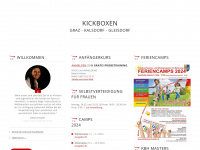 kickboxen-huetter.at Webseite Vorschau