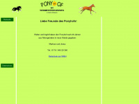 ponyhofberlin.de Webseite Vorschau