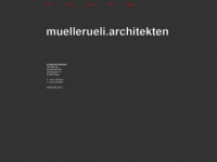 muellerueli.ch Webseite Vorschau