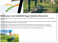 weinberg-walking.at Webseite Vorschau