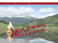 hollerer.cc Webseite Vorschau