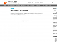 asjava.com Webseite Vorschau
