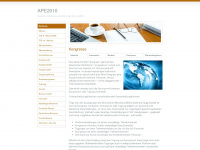 ape2010.eu Webseite Vorschau