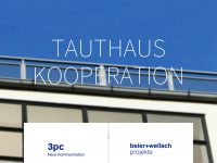 tauthaus-kooperation.de Webseite Vorschau