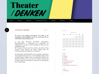 theaterdenken.wordpress.com Webseite Vorschau