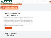 shz-gmbh.de Webseite Vorschau