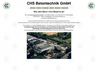 chsbetontechnik.de Webseite Vorschau