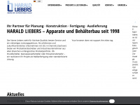 liebers-behaelterbau.de Webseite Vorschau