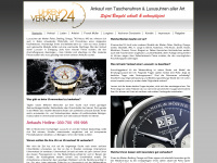 uhrenverkauf24.com Webseite Vorschau