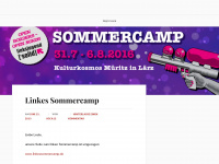 linkessommercamp.wordpress.com Webseite Vorschau