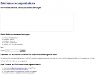 zahnversicherungsschutz.de Webseite Vorschau