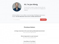 jan-koenig.com Webseite Vorschau