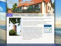villa-am-marienhof.de Webseite Vorschau