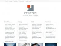 pfeiffer-service.de Webseite Vorschau