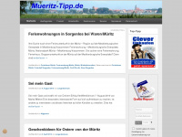 mueritz-tipp.de Webseite Vorschau