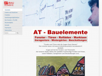 at-bauelemente.de Webseite Vorschau