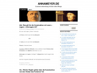 annameyer.wordpress.com Webseite Vorschau