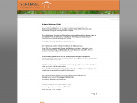 schlegel-bautraeger.com Webseite Vorschau