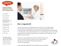 linguator.de Webseite Vorschau