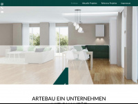 artebau.com Webseite Vorschau