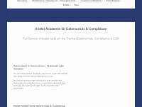 knittel-compliance.de Webseite Vorschau