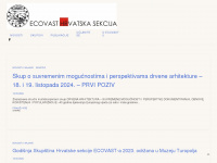 ecovast.hr Webseite Vorschau